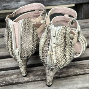 Stuart Weitzman Strappy Zip Back Shoes